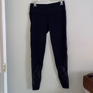 Victoria secret  sport leggings with mesh